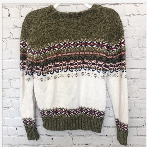 Tiara petites / green zip sweater - Picture 2 of 3